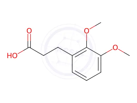 Chemical structure of 3-(2,3-DIMETHOXYPHENYL)PROPANOIC ACID