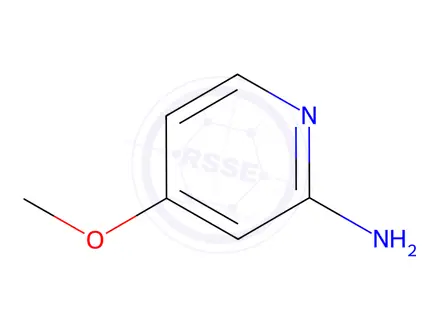 Chemical structure of 2-Amino-4-methoxypyridine