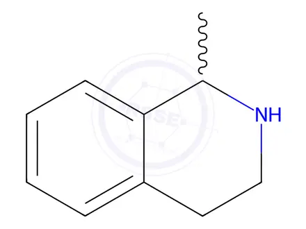 Chemical structure of 1-Methyl-1,2,3,4-tetrahydroisoquinoline