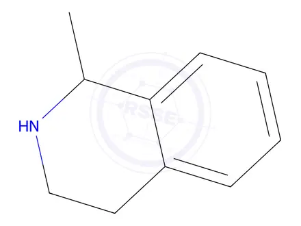 Chemical structure of 1-Methyl-1,2,3,4-tetrahydroisoquinoline Hydrochloride