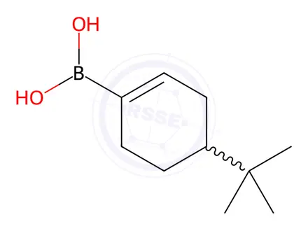 Chemical structure of (4-(tert-Butyl)cyclohex-1-en-1-yl)boronic acid
