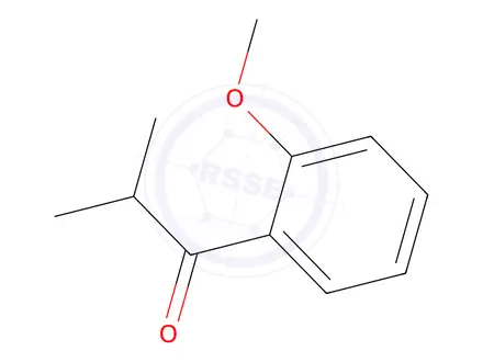 Chemical structure of 1-(2-Methoxyphenyl)-2-methylpropan-1-one