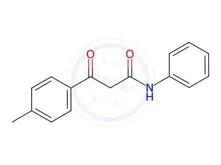 Chemical structure of 3-Oxo-N-phenyl-3-(p-tolyl)propanamide