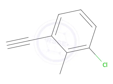 Chemical structure of 1-Chloro-3-ethynyl-2-methylbenzene