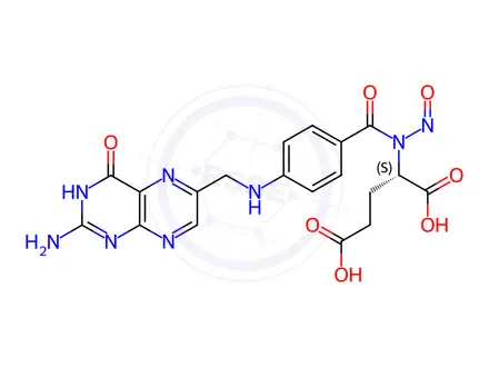 Chemical structure of N-Nitroso Folic acid Impurity 2