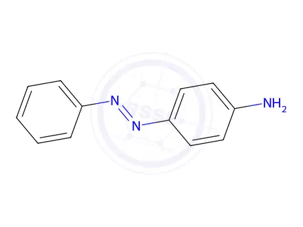 Chemical structure of (E)-4-(Phenyldiazenyl)aniline