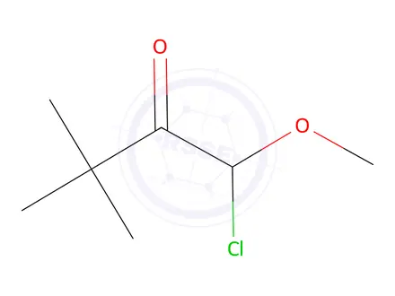 Chemical structure of 2-Butanone, 1-chloro-1-methoxy-3,3-dimethyl-