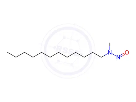 Chemical structure of N-Nitroso-N-methyl-N-dodecylamine