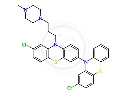 Chemical structure of Prochlorperazine Impurity E
