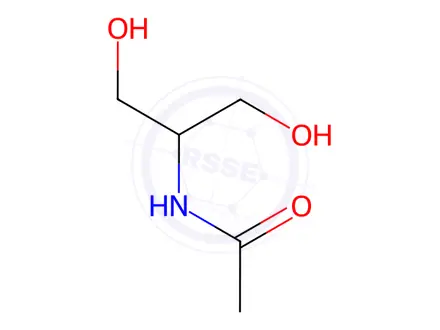 Chemical structure of Acetamide, N-[2-hydroxy-1-(hydroxymethyl)ethyl]-