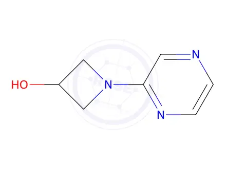 Chemical structure of 1-(pyrazin-2-yl)azetidin-3-ol