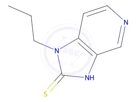 Chemical structure of 1-Propyl-1h-imidazo[4,5-c]pyridine-2-thiol