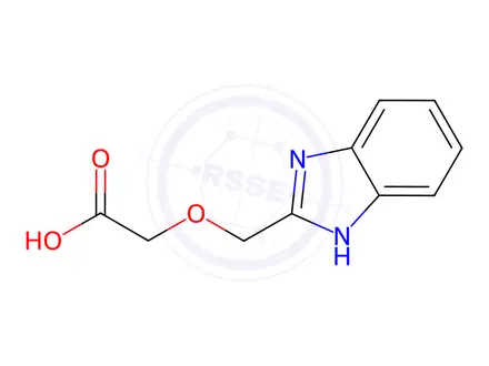 Chemical structure of (1H-Benzimidazol-2-ylmethoxy)acetic acid