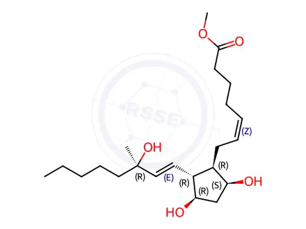 Chemical structure of Carboprost Impurity 1