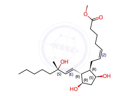 Chemical structure of Travoprost Impurity 55