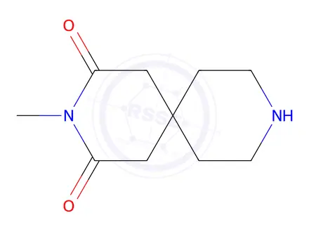 Chemical structure of 3-Methyl-3,9-diazaspiro[5.5]undecane-2,4-dione