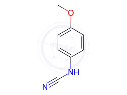 Chemical structure of [(4-Methoxyphenyl)amino]carbonitrile