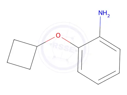 Chemical structure of 2-Cyclobutoxy-phenylamine
