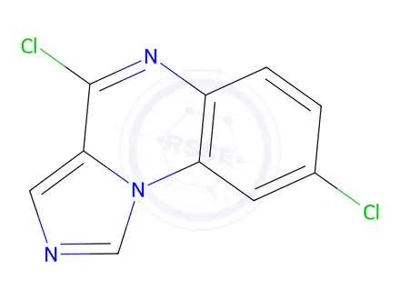 Chemical structure of 4,8-dichloroimidazo[1,5-a]quinoxaline