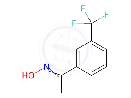 Chemical structure of 3’-(Trifluoromethyl)acetophenone Oxime
