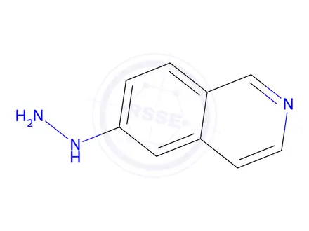 Chemical structure of Isoquinolin-6-yl-hydrazine dihydrochloride
