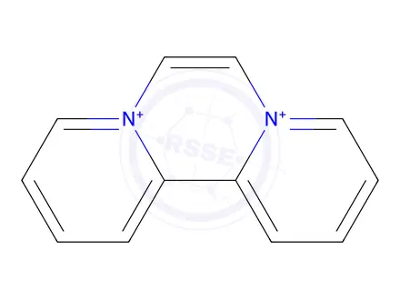 Chemical structure of DIQUAT DIBROMIDE