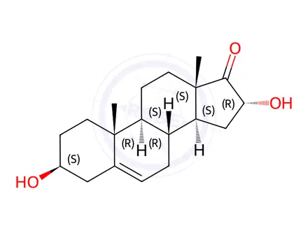 Chemical structure of 16-Hydroxydehydroepiandrosterone