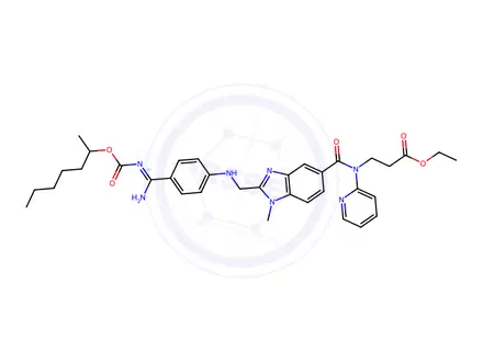 Chemical structure of O-(2-Heptyl) Dabigatran Ethyl Ester
