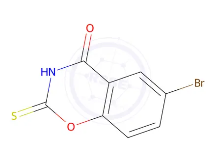 Chemical structure of 6-Bromo-2-thio-2H-1,3-benzoxazine-2,4(3H)-dione