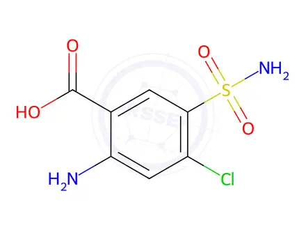 Chemical structure of Furosemide EP Impurity C (Furosemide USP Related Compound B)