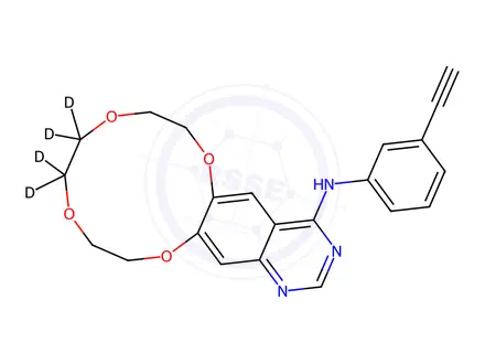 Chemical structure of Icotinib-d4