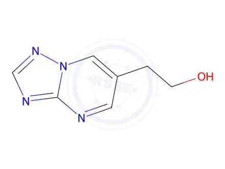 Chemical structure of 2-([1,2,4]triazolo[1,5-a]pyrimidin-6-yl)ethan-1-ol