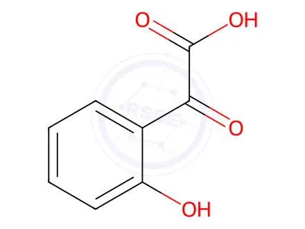Chemical structure of 2-(2-Hydroxyphenyl)-2-oxoacetic Acid