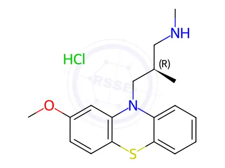 Chemical structure of Levomepromazine Impurity 4 (Levomepromazine EP Impurity C Hydrochloride )