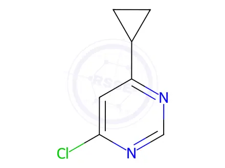 Chemical structure of 4-Chloro-6-cyclopropylpyrimidine