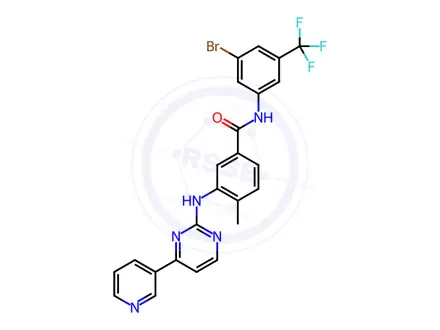 Chemical structure of Nilotinib Impurity 63 (1205540-16-4)