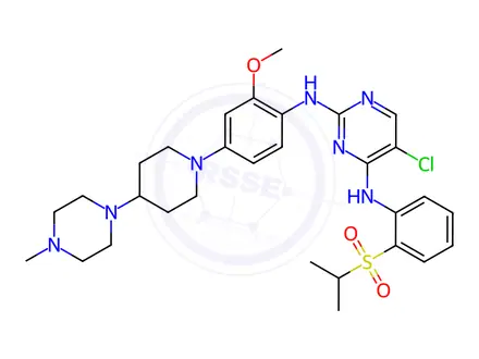 Chemical structure of TAE684(NVP-TAE684)