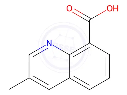 Chemical structure of 3-methylquinoline-8-carboxylic acid