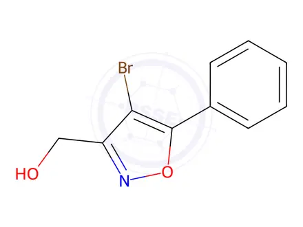 Chemical structure of (4-Bromo-5-phenylisoxazol-3-yl)methanol