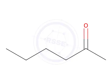 Chemical structure of Hexanone