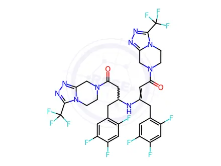 Chemical structure of Sitagliptin Impurity 221