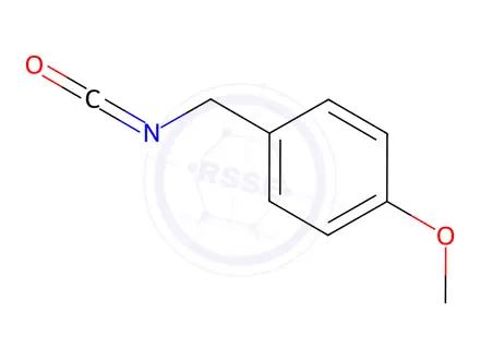 Chemical structure of 4-Methoxybenzyl isocyanate
