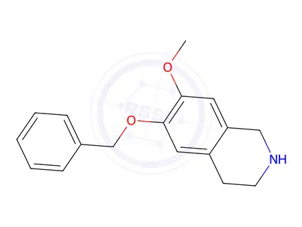 Chemical structure of 6-(Benzyloxy)-7-methoxy-1,2,3,4-tetrahydroisoquinoline
