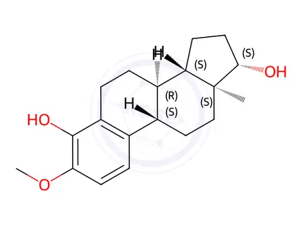 Chemical structure of 3-O-Methyl 4-Hydroxy Estradiol