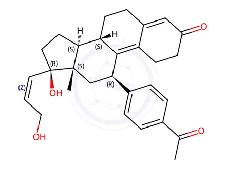 Chemical structure of ZK 114043