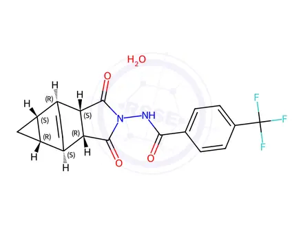 Chemical structure of Tecovirimat Monohydrate
