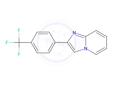 Chemical structure of 2-(4-(Trifluoromethyl)phenyl)imidazo[1,2-a]pyridine