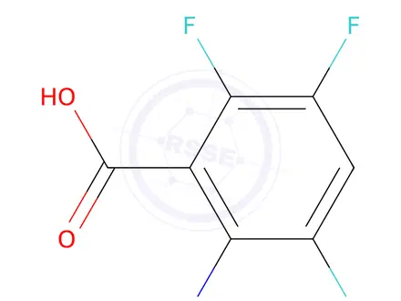 Chemical structure of Benzoic acid, 2-amino-3,5,6-trifluoro-(9CI)