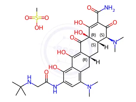 Chemical structure of Tigecycline (Mesylate)