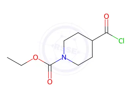 Chemical structure of Ethyl 4-(Chlorocarbonyl)-1-piperidinecarboxylate